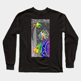 Aquarium Neon Close Up Long Sleeve T-Shirt